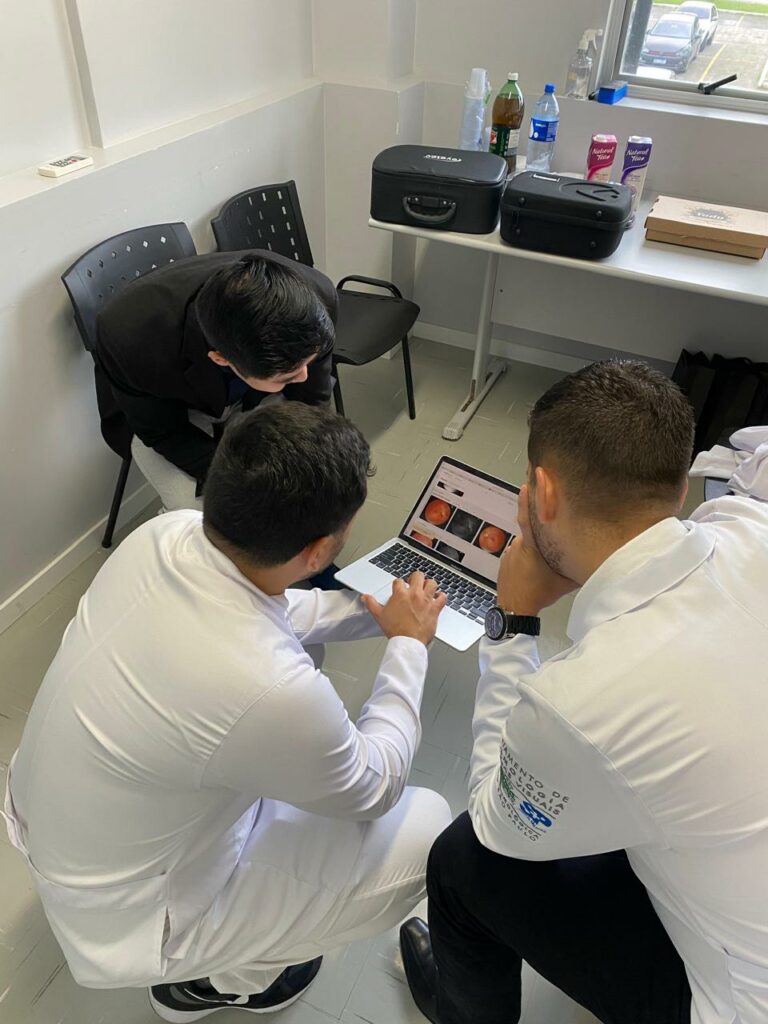LAOF avalia exames feitos com Eyer no EyerCloud durante concurso De Olhos para o futuro