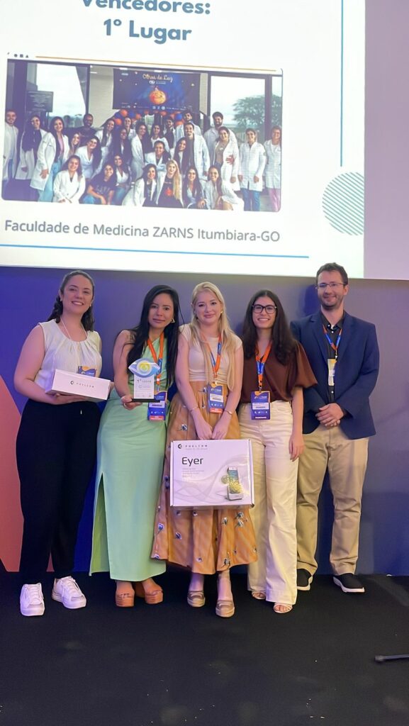 Premiação do concurso De Olhos para o Futuro - primeiro lugar