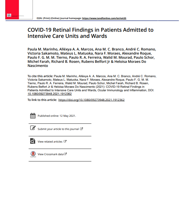 COVID-19 Retinal Findings in Patients Admitted to Intensive Care Units and Wards